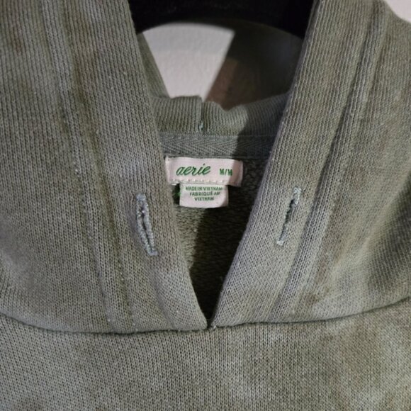 Aerie Tie-Dye Hoodie & Joggers Lounge Set – Size Medium – Sage Green - Picture 3 of 11